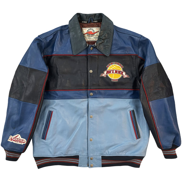 Avirex Leather Varsity Jacket - 2XL
