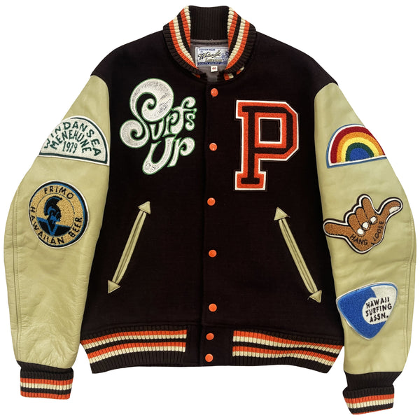 Whitesville 'Surfs Up' Varsity Jacket - L