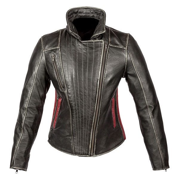 Spada Baroque Leather Ladies Jacket - Black