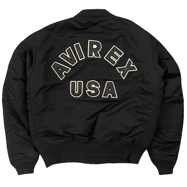 Avirex USA MA1 Bomber Jacket || Pure Leather Jacket