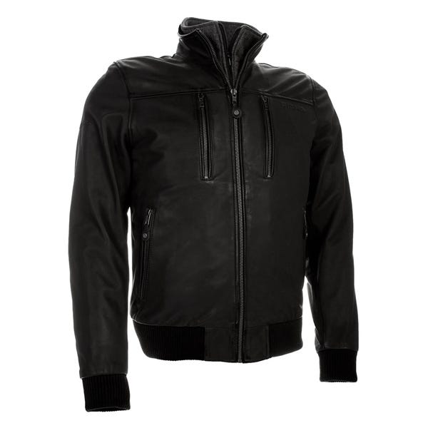 Richa Lockheed Leather Jacket - Black