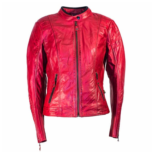 Richa Lausanne Leather Ladies Jacket - Red