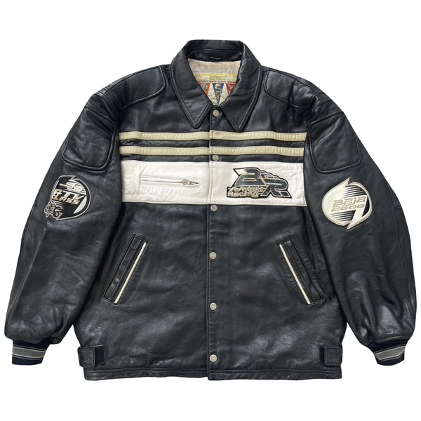 Avirex ATV Racing Leather Varsity Jacket - 2XL