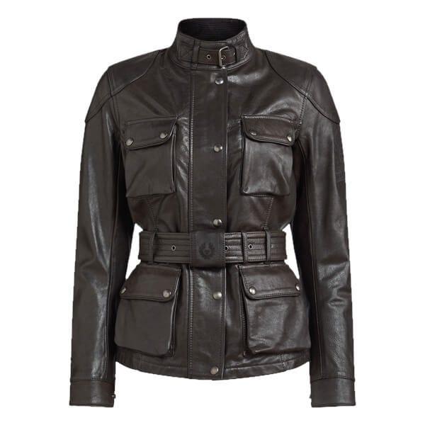 Belstaff Trialmaster Pro Leather Ladies Jacket - Black
