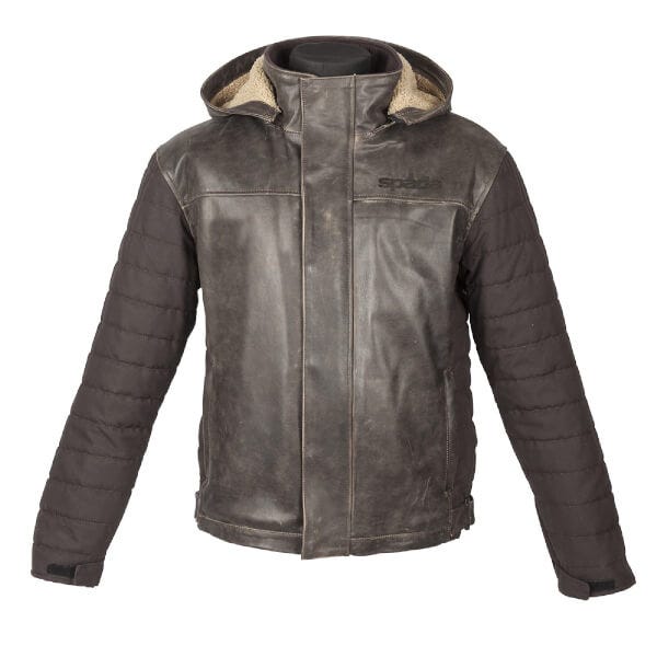 Spada Oslo Waterproof Leather Mens Jacket - Brown