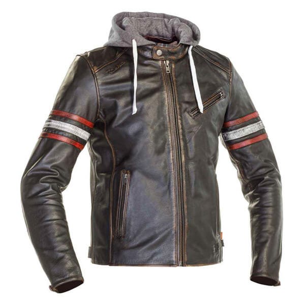 Richa Toulon 2 Leather Mens Jacket - Black/Red