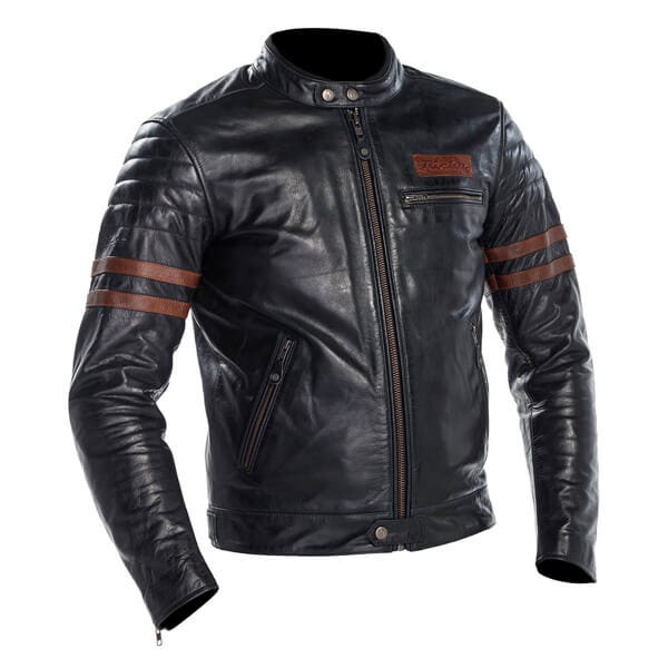 Richa Curtiss Leather Jacket - Petrol Brown