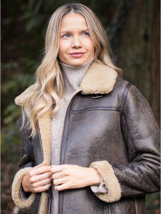 Cawfell Shearling Aviator Jacket