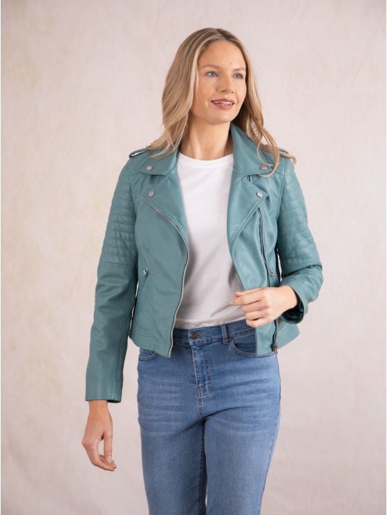 Esthwaite Leather Biker Jacket