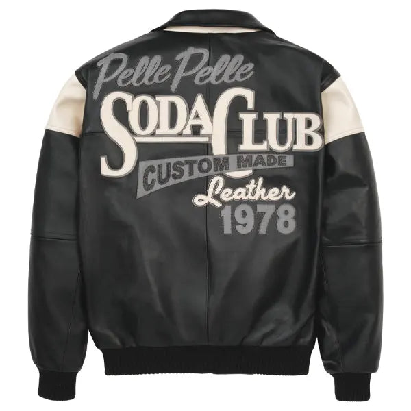 Pelle Pelle black leather jacket
