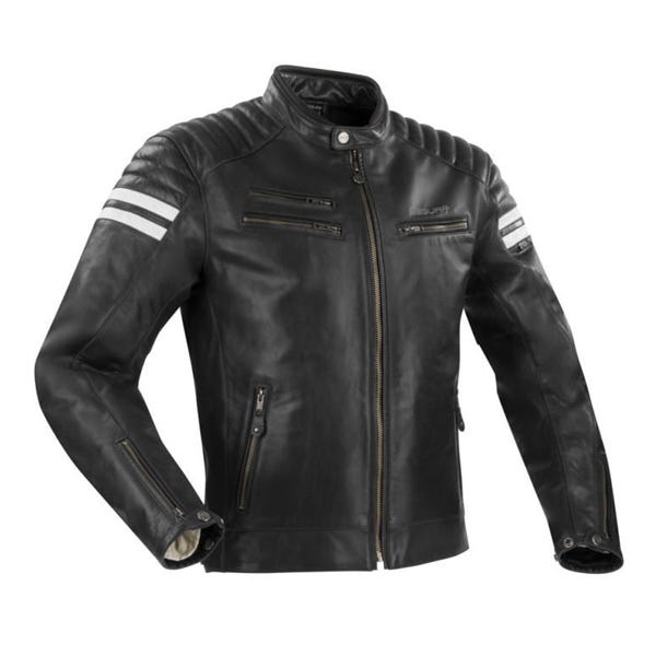 Segura Funky Ladies Leather Jacket - Black/White