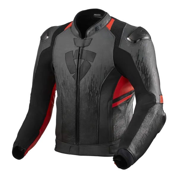 REV'IT! Quantum 2 Jacket - Anthracite/Neon Red