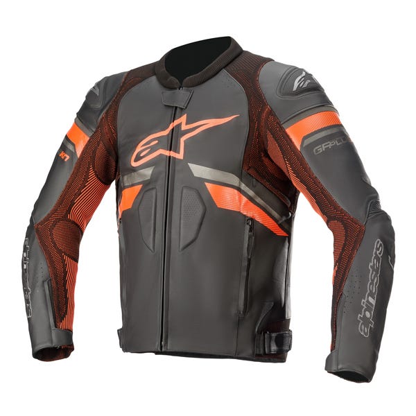 Alpinestars GP Plus R V3 Rideknit Leather Jacket - Black/Red