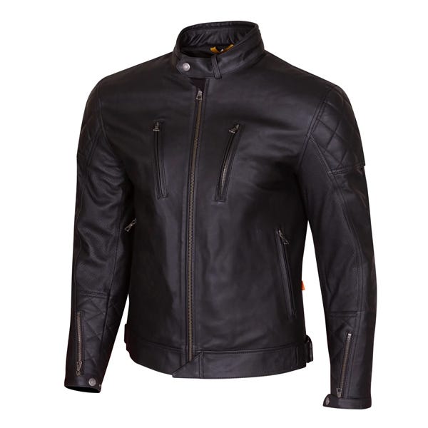 Merlin Wishaw D3O Leather Jacket - Black