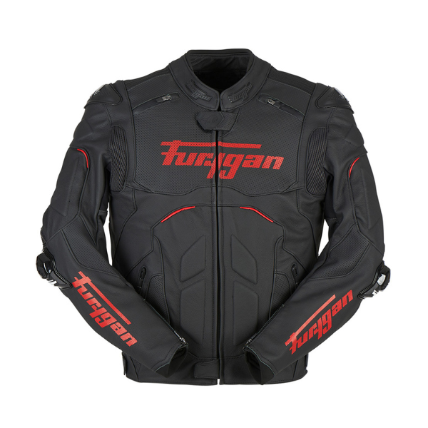 Furygan Raptor Evo 2 Leather Jacket - Black/Red