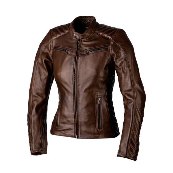 RST Roadster 3 CE Leather Ladies Jacket - Brown