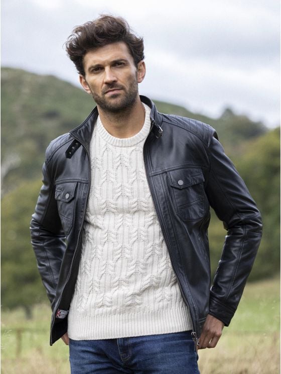 Wansfell Leather Biker Jacket
