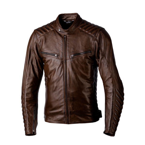 RST Roadster 3 CE Mens Leather Jacket - Brown