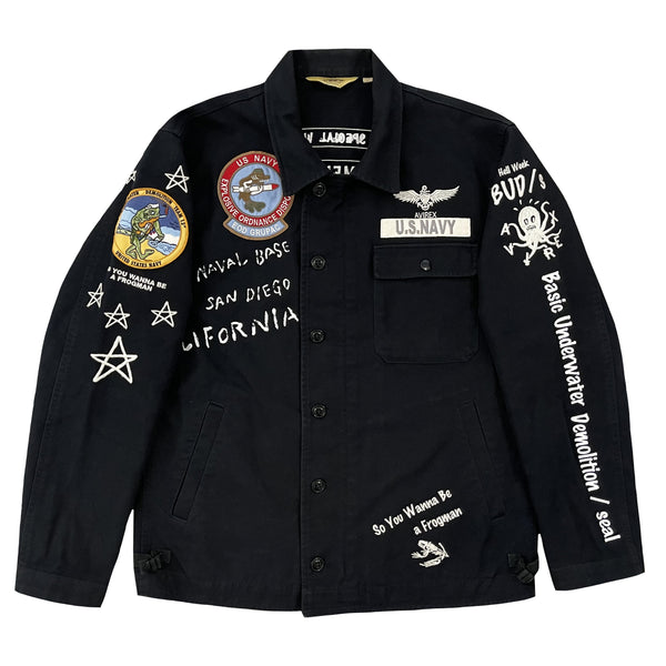 Avirex US Navy Seals Military Field Jacket - M