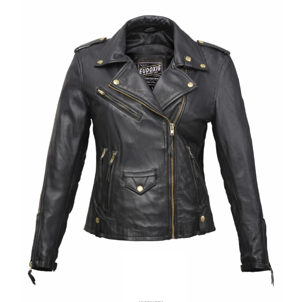 Eudoxie Suzy Leather Jacket - Black