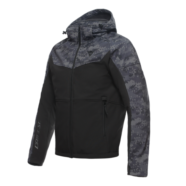 Dainese Ignite Tex Jacket - Black/Camo Grey