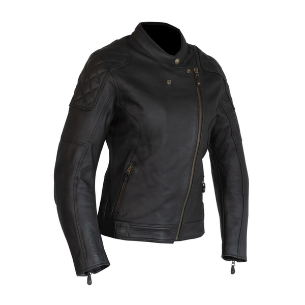 Merlin Bristol Cafe D3O Ladies Leather Jacket - Black