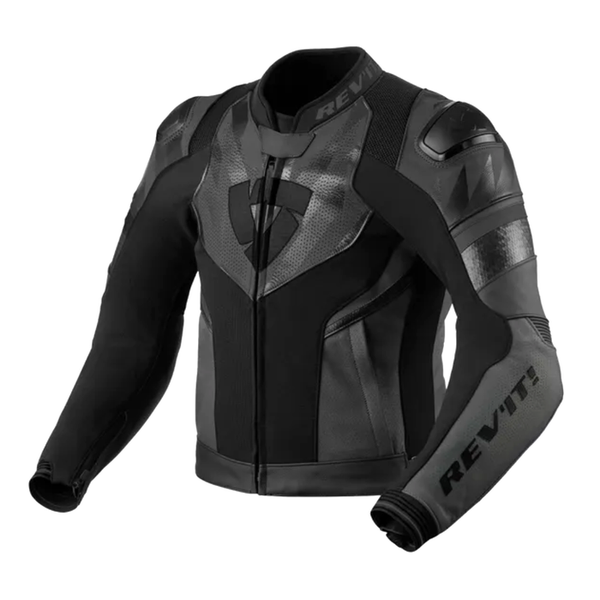 REV'IT! Hyperspeed 2 Air Leather Jacket - Black/Anthracite