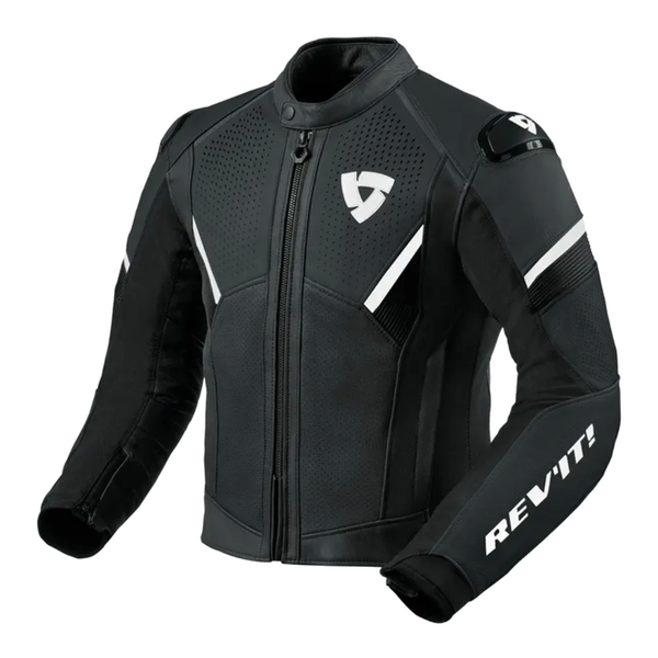 REV'IT! Matador Leather Jacket - Black/White