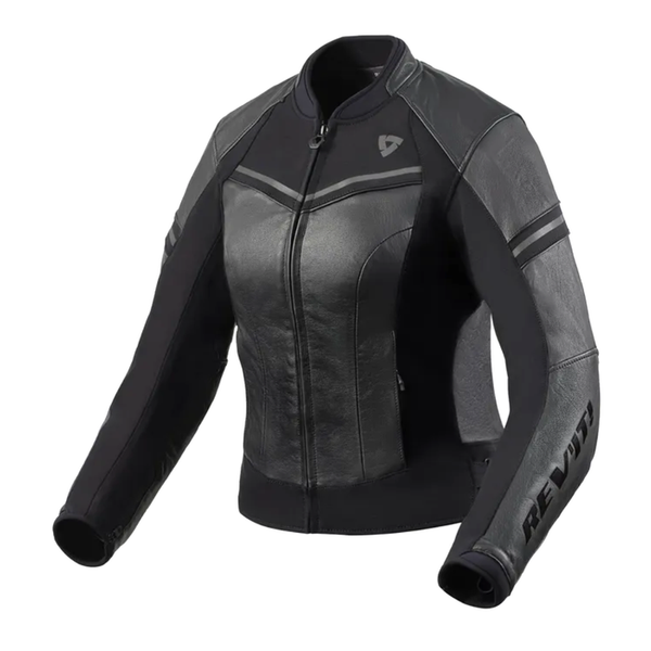 REV'IT! Median Ladies Leather Jacket - Black/Anthracite