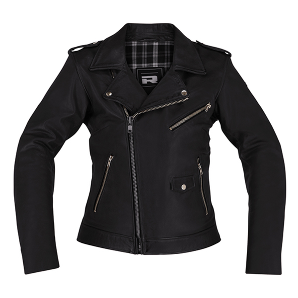 Richa Brighton Leather Ladies Jacket - Black