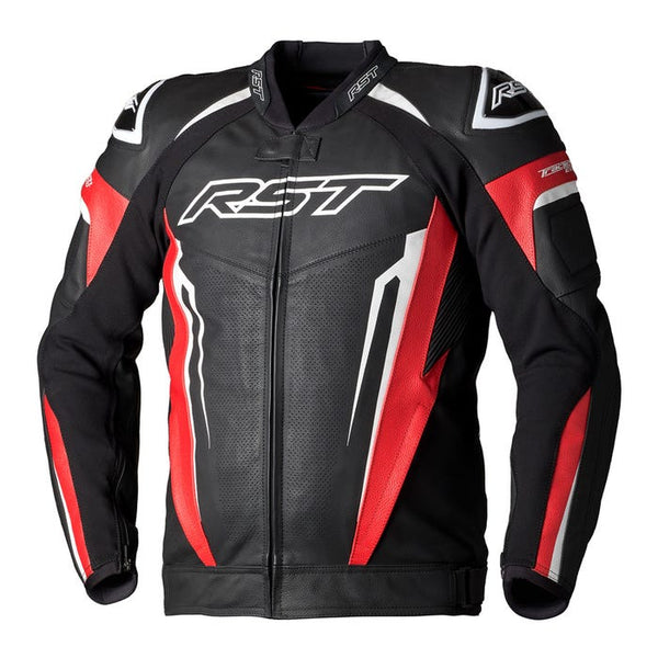 RST Tractech Evo 5 CE Leather Jacket - Red