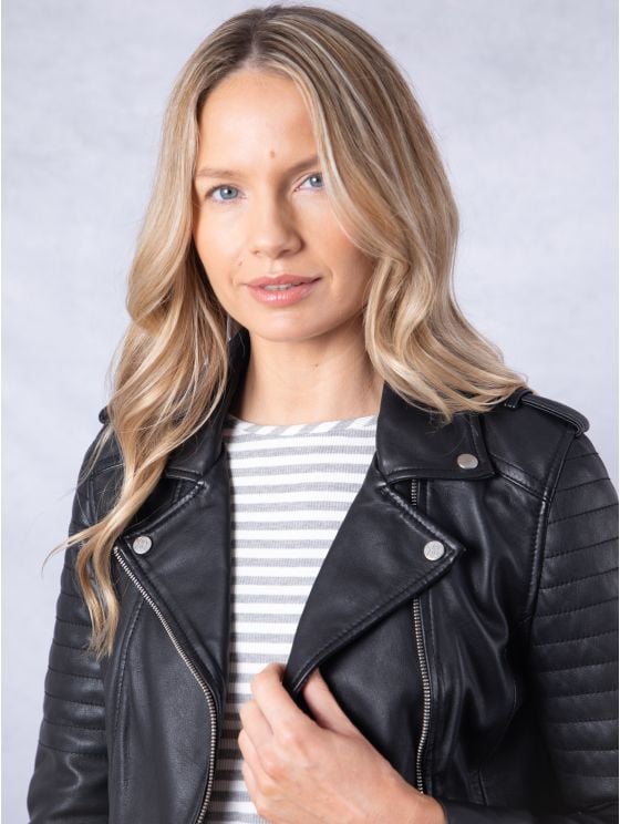 Esthwaite II Leather Biker Jacket