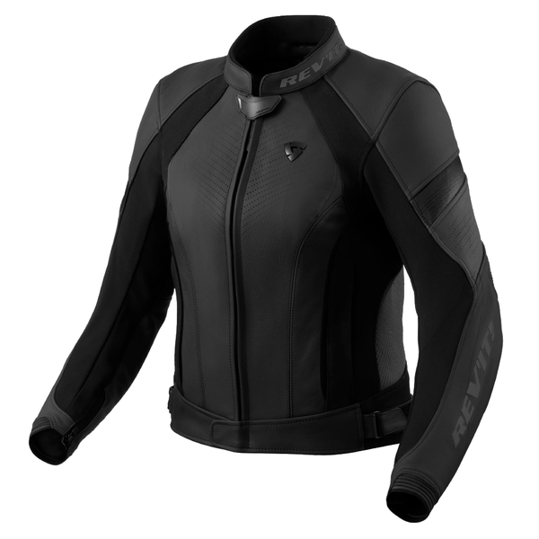 REV'IT! Xena 4 Ladies Leather Jacket - Black/Anthracite