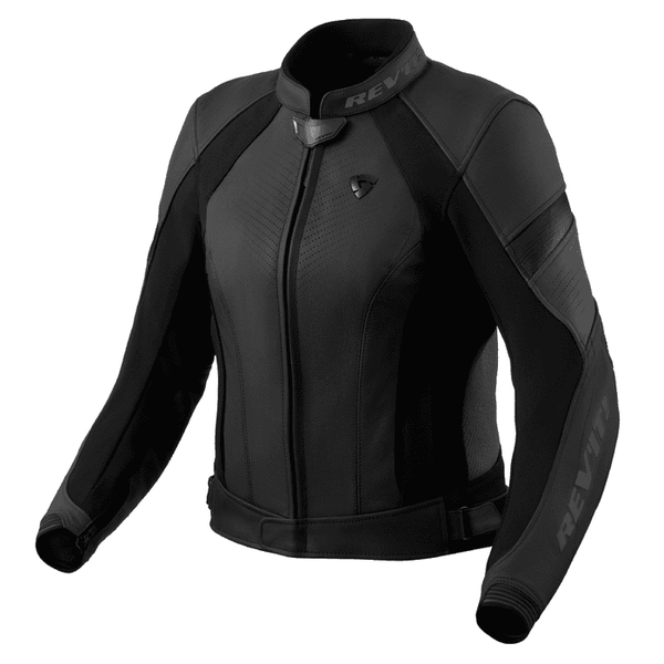 REV'IT! Xena 4 Ladies Leather Jacket - Black/Anthracite