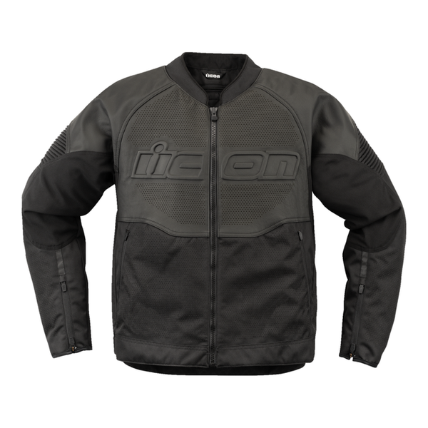Icon Overlord 3 CE Leather Jacket - Black