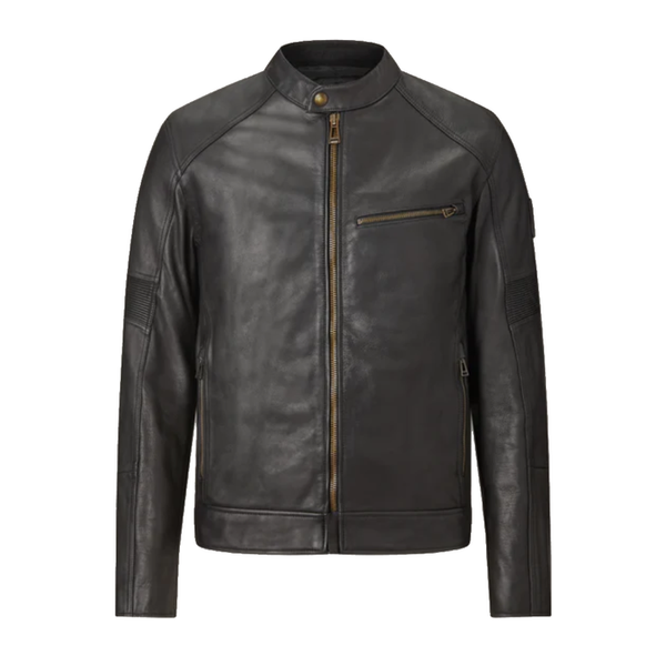 Belstaff Vanguard Leather Jacket - Black