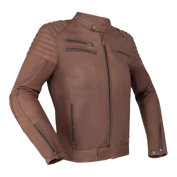 Richa Charleston Leather Jacket - Brown