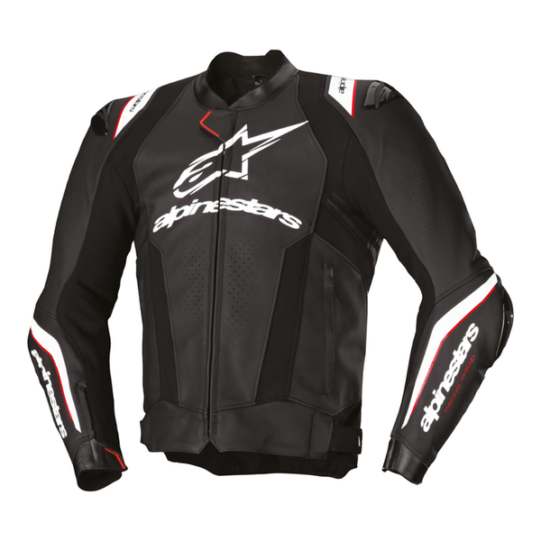 Alpinestars Missile V3 Ignition Leather Jacket - Black/White & Black/Orange | PURE LEATHER JACKET