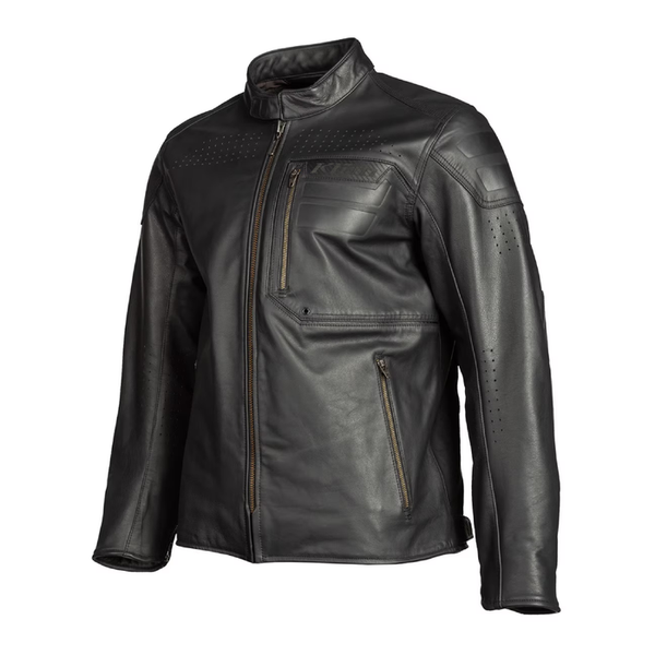 Klim Sixxer Leather Jacket - Gunmetal Black