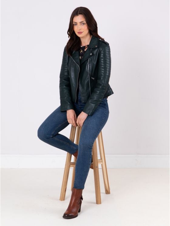 Esthwaite Leather Biker Jacket