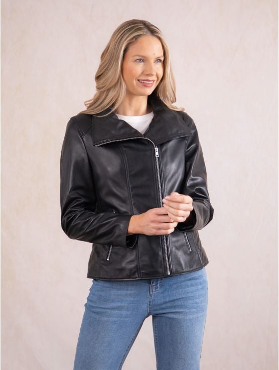 Morland Leather Biker Jacket