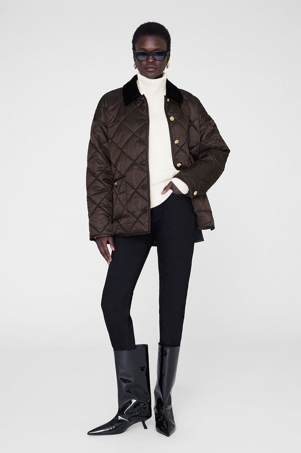 Luca Padded Jacket - Deep Brown