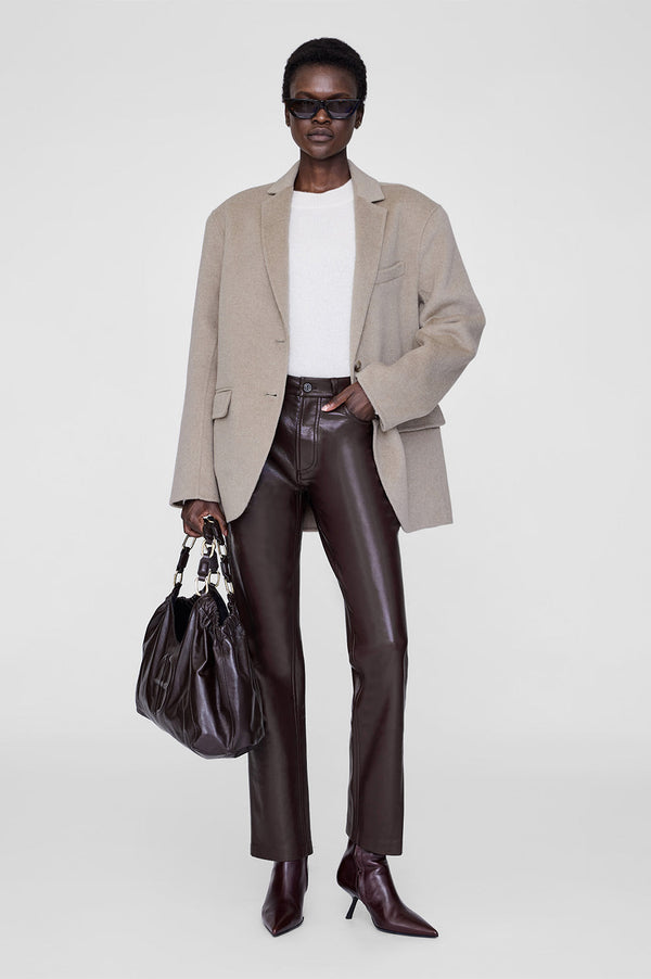 Quinn Blazer - Oatmeal Melange Cashmere Blend