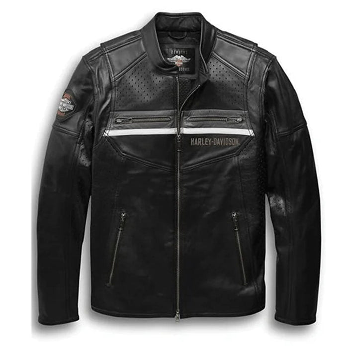 Harley-Davidson Llano Perforated Leather Jacket

