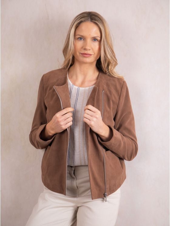 Sawrey Suede Biker Jacket