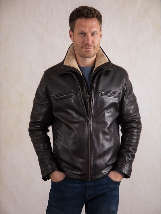 Gosforth Leather Coat