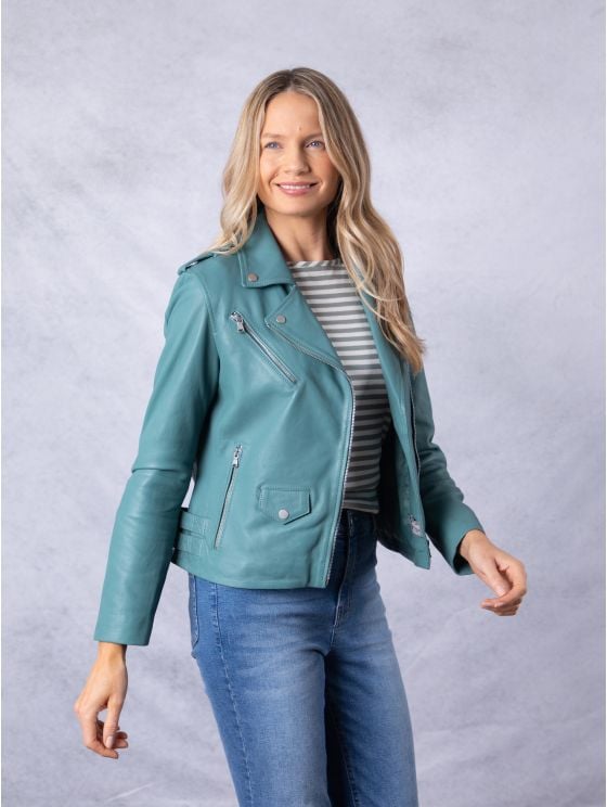 Banks Leather Biker Jacket