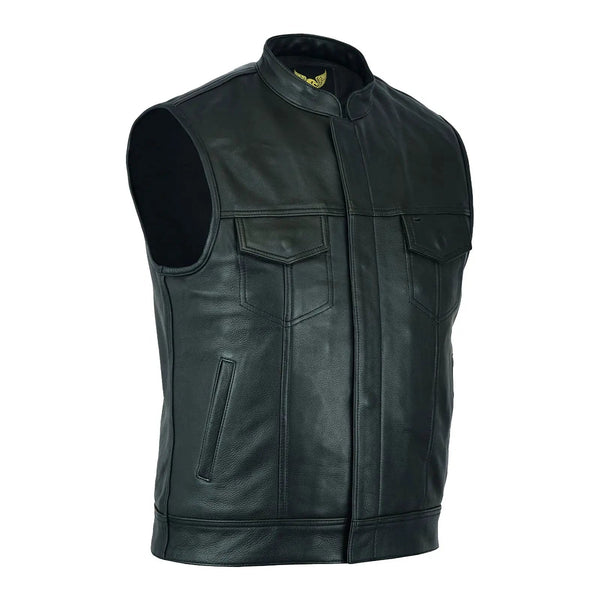 Leatherick Anarchy Club Inspired Leather Vest