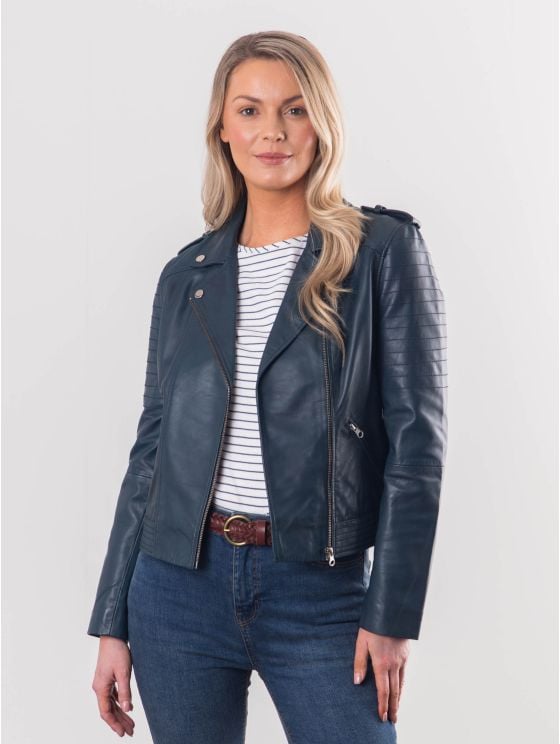 Esthwaite Leather Biker Jacket