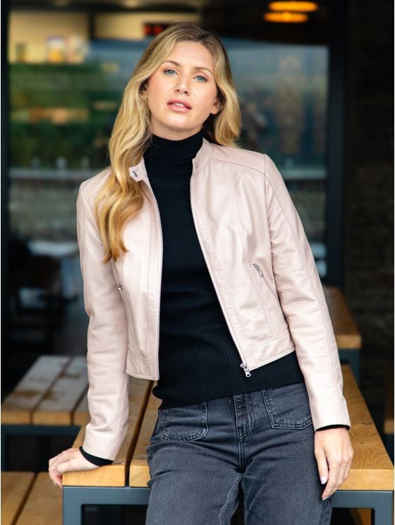 Loweswater II Leather Racer Jacket